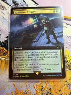 MTG ASSASSIN'S TROPHY EXTENDED ART FOIL Assassin's Creed NM Near Mint - Image 3