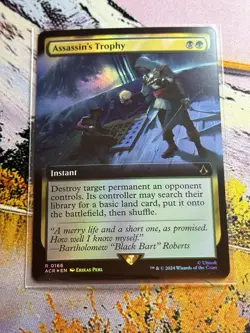 MTG ASSASSIN'S TROPHY EXTENDED ART FOIL Assassin's Creed NM Near Mint - Image 4