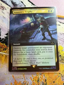 MTG ASSASSIN'S TROPHY EXTENDED ART FOIL Assassin's Creed NM Near Mint - Image 5