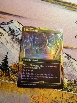 The Grey Havens Foil Borderless Lord of The Rings (looks Great In Foil!) - Image 1