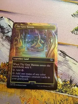 The Grey Havens Foil Borderless Lord of The Rings (looks Great In Foil!) - Image 2