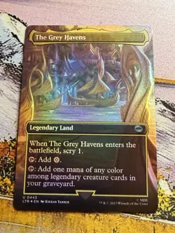 The Grey Havens Foil Borderless Lord of The Rings (looks Great In Foil!) - Image 3