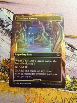 The Grey Havens Foil Borderless Lord of The Rings (looks Great In Foil!) - Image 4