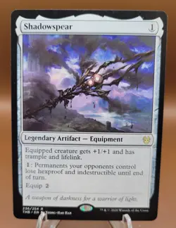 Shadowspear x1 MTG Theros Beyond Death Magic Light Play LP English - Image 1