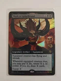 Mask of Griselbrand (Extended Art) Innistrad: Midnight Hunt Foil - Image 1