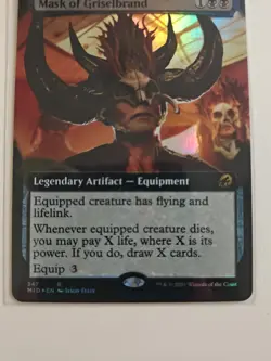 Mask of Griselbrand (Extended Art) Innistrad: Midnight Hunt Foil - Image 4