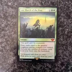 Last March of the Ents #172 (Foil) (NM) Lord of the Rings LTR Magic MTG - Image 1