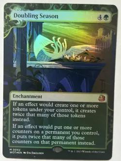 MTG Doubling Season WOE Enchanting Tales *FOIL * 0052 NM - Image 1