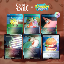 MTG Secret Lair: SpongeBob SquarePants Bundle Foil Edition /w PROMO - PRESALE - Image 3