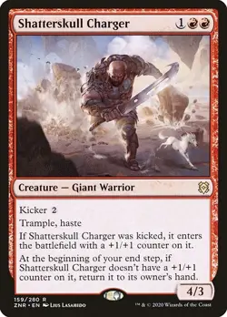 SHATTERSKULL CHARGER x4 mtg NM-M Zendikar Rising 4 Rare - Image 1