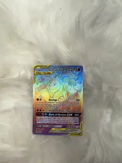 Pokemon TCG Marshadow & Machamp GX Holo 221/214 Unbroken Bonds NM Near Mint TCG - Image 3