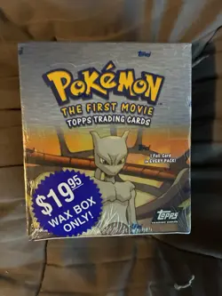 Pokemon Mewtwo The First Movie Topps Trading Cards New Sealed Vintage - Image 1