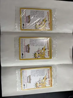 Pokemon Legendary Birds Black Star Promo 3 Card Set 2021-2023 Sealed Packs - Image 1