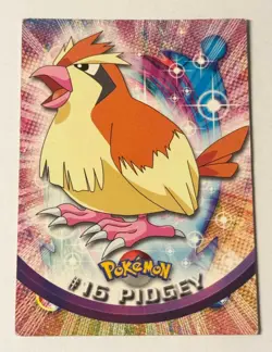 Pokemon Topps Non-Foil Pidgey #16 - MP - Image 1