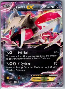 Yveltal EX - (Shiny) XY150 XY Promos - Pokemon Card - MP - Image 1