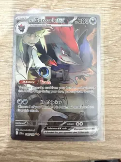 Pokemon TCG N's Zoroark EX Journey Together Sir Fresh Mint, 185/159 - Image 1