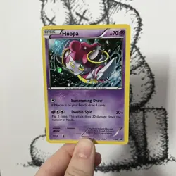 Hoopa XY90 Cosmos Holo Black Star Promo Pokemon Card MINT / NM XY English 2015 - Image 1