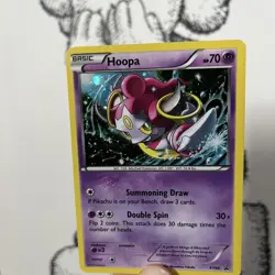 Hoopa XY90 Cosmos Holo Black Star Promo Pokemon Card MINT / NM XY English 2015 - Image 2