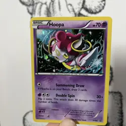 Hoopa XY90 Cosmos Holo Black Star Promo Pokemon Card MINT / NM XY English 2015 - Image 3