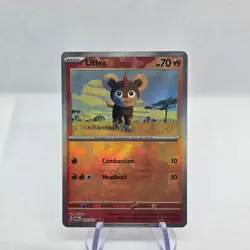 Pokemon Litleo (Poke Ball Pattern) (15/356) Prismatic Evolutions NM REVERSE HOLO - Image 1