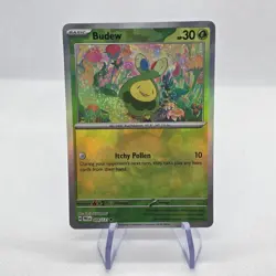 Budew (Poke Ball Pattern) 004/131 SV: Prismatic Evolutions NM Pokemon Card TCG - Image 1
