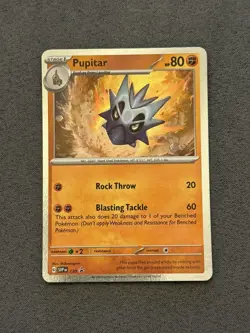 Pokemon TCG Pupitar SVP 120 Black Star Promo Holo Card NM/M - Image 1