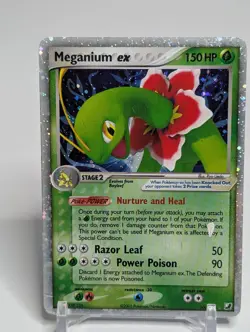 Pokemon Card Meganium ex 106/115 Unseen Forces Holo Vintage Rare HP 2005 - Image 1