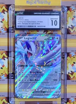 Pokemon Lugia Ex 017/034 Holo Rare Trading Card Game Classic CGC 10 Gem Mint - Image 1