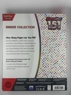 Pokemon TCG Scarlet & Violet 151 Binder Collection Box NEW Factory Sealed - Image 2