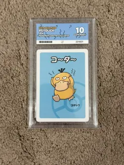 ACE GRADED 10 GEM MINT Psyduck Old Maid Pokemon Center Exclusive - Image 1