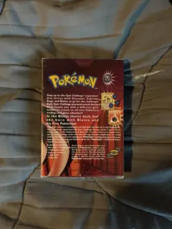 Pokemon Gym Challenge Blaine Theme Deck - COMPLETE - Vintage w/ SEALED Deck - Image 2