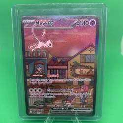 Mew EX SVP 053 Pokemon TCG Scarlet Violet 151 Black Star Promo Full Art - Image 1