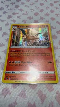 Charizard 010/078 - Pokemon Go Holo Rare - Pokemon TCG - NM - Image 3