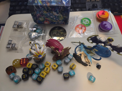 Pokemon dice, toys and counters job lot - Image 1