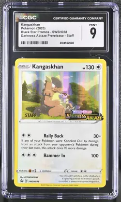 2020 Pokemon English Kangaskhan SWSH038 Black Star Promos Sword & Shield Darknes - Image 1