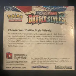 Pokemon TCG Sword & Shield Battle Styles Booster Box New Factory Sealed 36 Packs - Image 2
