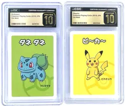 Pokemon CGC PRISTINE 10 Lot of 5 | Japanese | Pickachu | Bulbasaur | Jigglypuff - Image 1