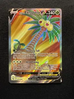 Alolan Exeggutor V 71/78 Pokemon GO Rare Ultra NM - Image 1