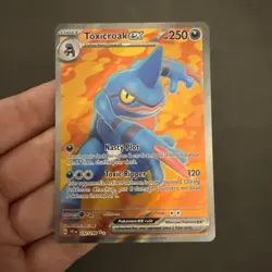 Toxicroak EX 232/198 Full Art Ultra Rare Scarlet & Violet Base Set NM Pokemon - Image 1