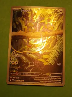 Pokemon Scarlet & Violet Paradox Rift Aipom 211/182 Illustration Rare - Image 2