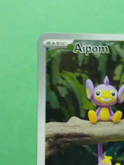 Pokemon Scarlet & Violet Paradox Rift Aipom 211/182 Illustration Rare - Image 4