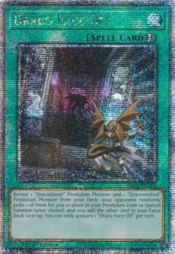 Near Mint, English Yu Gi Oh Draco Face-Off - RA04-EN262 - Quarter Century Secret - Image 1