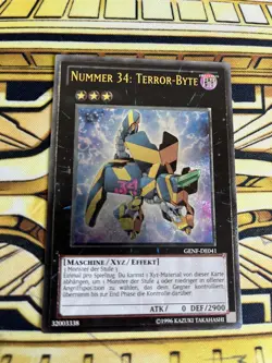 Yugioh Nummer 34: Terror-Byte GENF-DE041 Ultimate Rare - Image 1