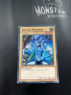 YUGIOH BATTLE WARRIOR SUPER RARE NUMH-EN025 1ST EDITION - Image 1