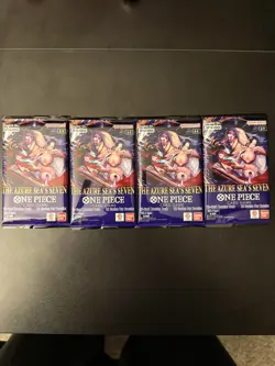 One Piece Op-14 The Azure Seas Booster Packs X4 English Pre Release - Image 1