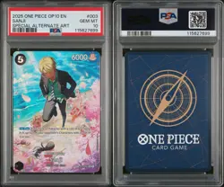 PSA 10 ONE PIECE ROYAL BLOOD ST14-003 SANJI SPECIAL ALT ART OP10 ENG Gem Mint - Image 3