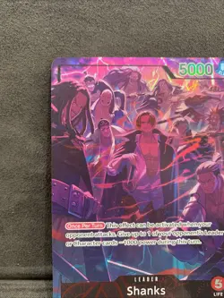 One Piece TCG Shanks Leader OP09-001 ALT Art English - 2nd anniversary eng - Image 3