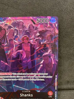 One Piece TCG Shanks Leader OP09-001 ALT Art English - 2nd anniversary eng - Image 4