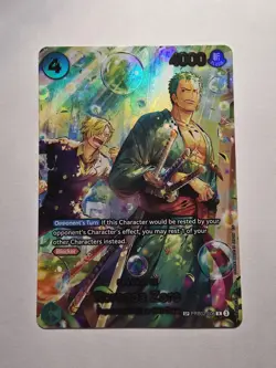 Roronoa Zoro - PRB02-006 (SP) - The Azure Sea's Seven (OP14) Card In Hand - Image 1