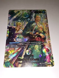 Roronoa Zoro - PRB02-006 (SP) - The Azure Sea's Seven (OP14) Card In Hand - Image 3